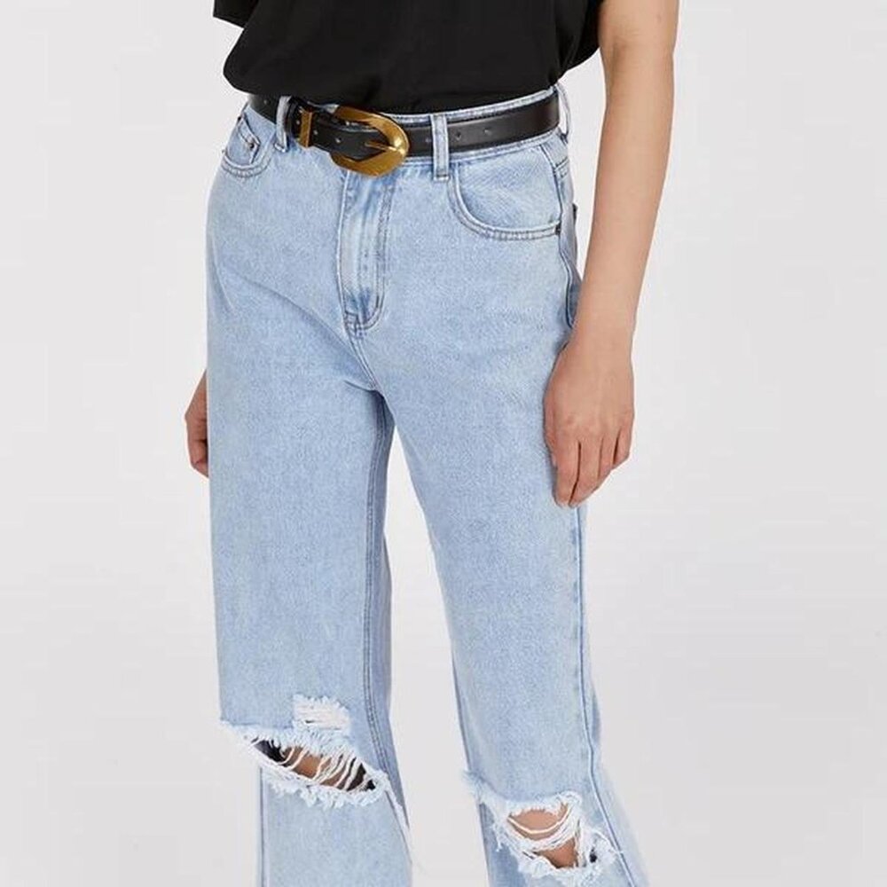 DISSH HIGH RISE RIPPED JEAN - Picture 2 of 4
